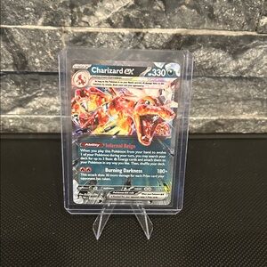 Pokemon Charizard EX 054/091 Holo Card from Paldean Fates Set M/NM